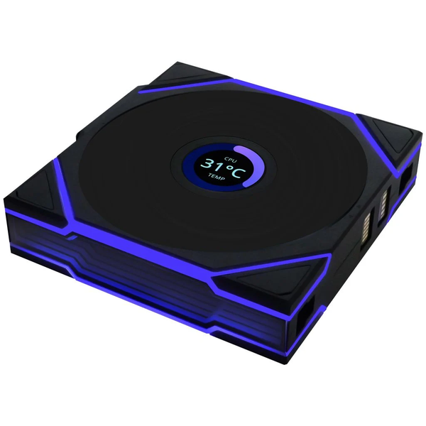 FAN Lian Li Uni Fan TL FLEX LCD 120 REVERSED BLADE - BLACK
