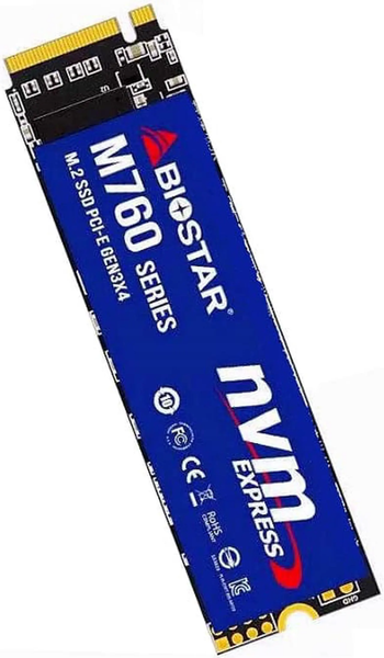 SSD Biostar 512GB M760 GEN3 NVME M2 2280 (Đọc: 3200 Mb/s)