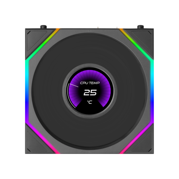 FAN Lian Li Uni Fan TL FLEX LCD 120 - BLACK