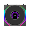 FAN Lian Li Uni Fan TL FLEX LCD 120 - BLACK