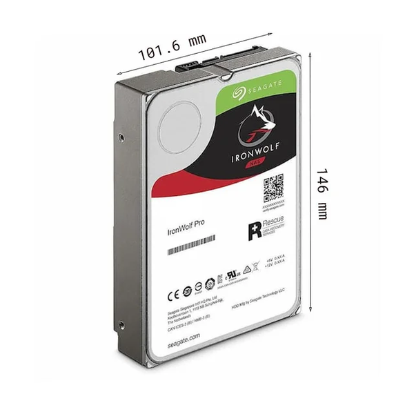 HDD SEAGATE 20TB Ironwolf Pro 3.5 inch, 7200RPM, SATA III, 256MB Cache (ST20000NT001)