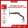 TAY NÂNG MÀN HÌNH NORTH BAYOU NB F80 - XÁM