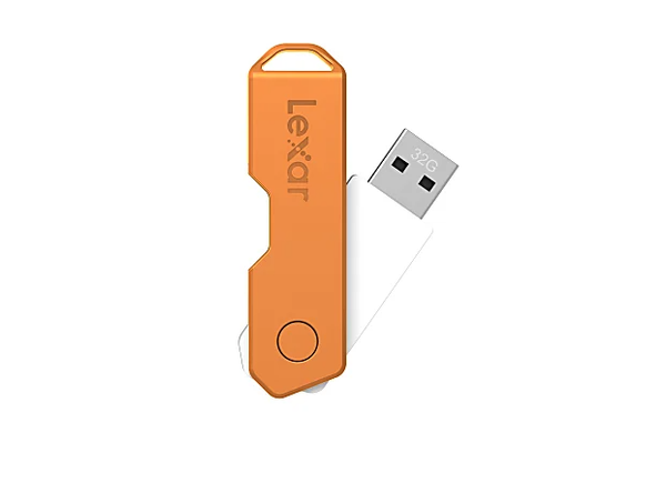 USB Lexar 64GB JumpDrive TwistTurn2 USB 2.0 (LJDTT2X064G-B3NNG) (No box)