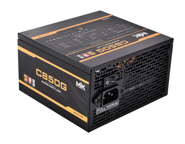 NGUỒN MIK 850W C850G PCIe 5.0 PLUS GOLD (NO BOX)