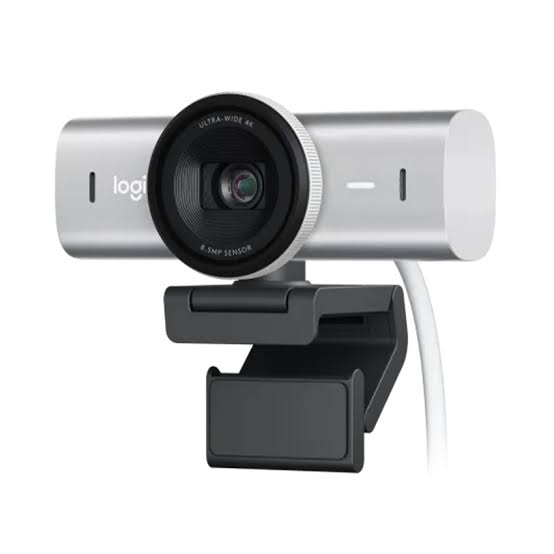Webcam Logitech MX BRIO 4K Ultra HD - Màu trắng xám