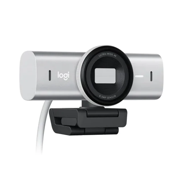 Webcam Logitech MX BRIO 4K Ultra HD - Màu trắng xám
