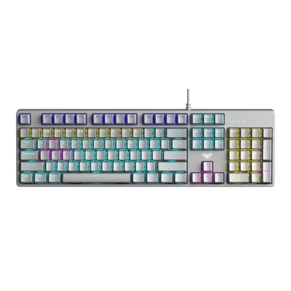 Bàn Phím Cơ AULA Gaming S2022 PRO Xám Red Sw (USB, LED Rainbow)
