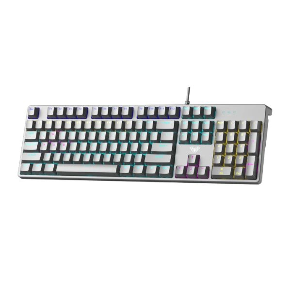 Bàn Phím Cơ AULA Gaming S2022 PRO Xám Red Sw (USB, LED Rainbow)