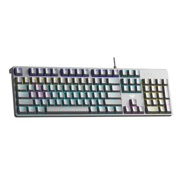 Bàn Phím Cơ AULA Gaming S2022 PRO Xám Red Sw (USB, LED Rainbow)