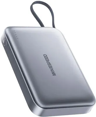 Sạc dự phòng từ tính Movespeed S20 PLUS 45W | 20000mAh | Tích hợp Type C | Xám