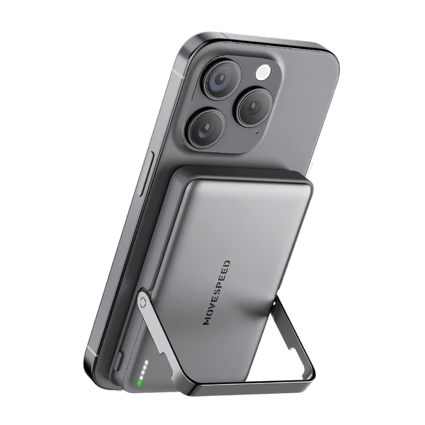 Sạc dự phòng từ tính Movespeed S10 PRO 22.5W | 10.000mAh | Đế dựng | Xám