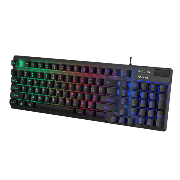 Bàn phím giả cơ Gaming Rapoo V50S 98 Key Black - Led Rainbow