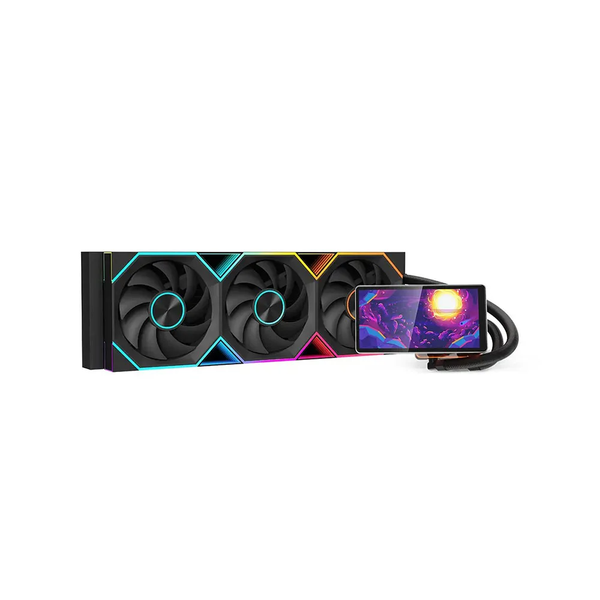 Tản nhiệt nước Leopard Pro Flow 360 ARGB LCD | Đen