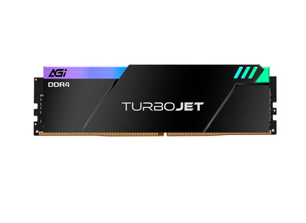 RAM DDR4 AGI 32GB TURBOJET RGB DDR4 BUSS 3600 (KIT 16GX2) BLACK