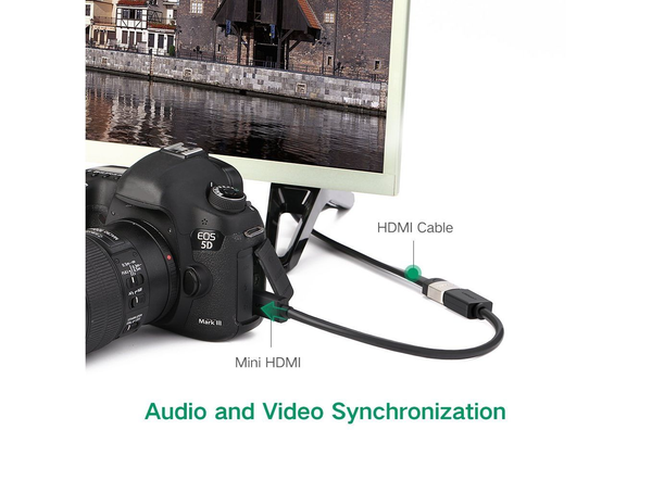 Cáp chuyển Mini HDMI ra HDMI 20cm Ugreen 20137