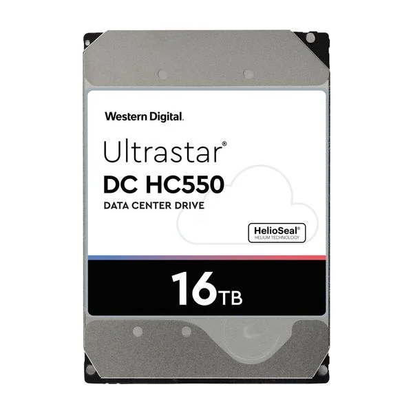 HDD WD 16TB Ultrastar HC550 3.5 inch SATA WUH721816ALE6L4