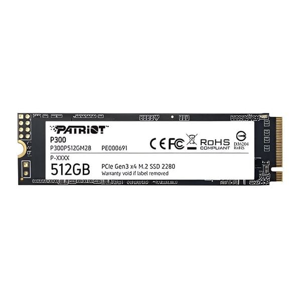 SSD Patriot 512GB P300 M2 2280 NVMe GEN3X4