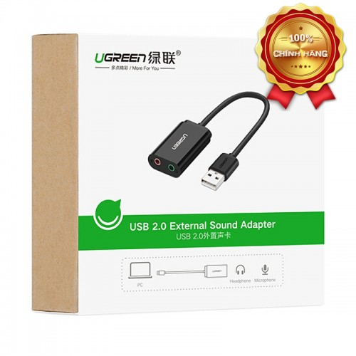 Card Sound USB Ra 3.5mm (US205) Ugreen 30724