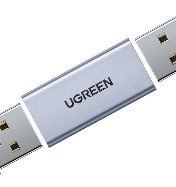 Đầu nối USB 2 đầu âm USB 3.0 vỏ nhôm Ugreen 20119