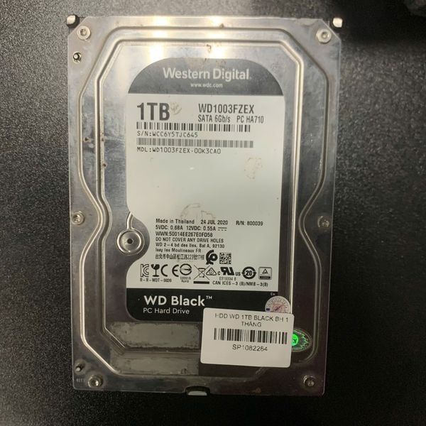 HDD WD 1TB BLACK BH 1 THÁNG