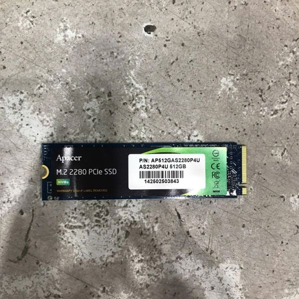 SSD Apacer 512GB AS2280P4U M.2 PCI BH 1 THÁNG