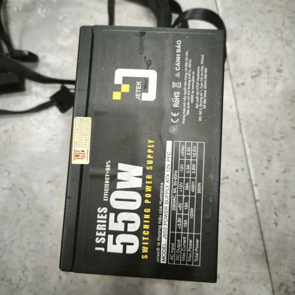 Nguồn Jetek 550W ELITE (V2) BH 1 THÁNG