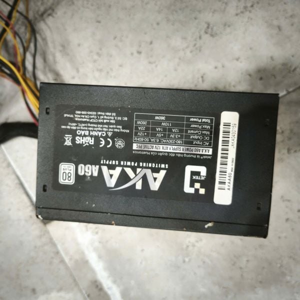 NGUỒN JETEK AKA A60 400W 80Plus 2ND BH 1 THÁNG