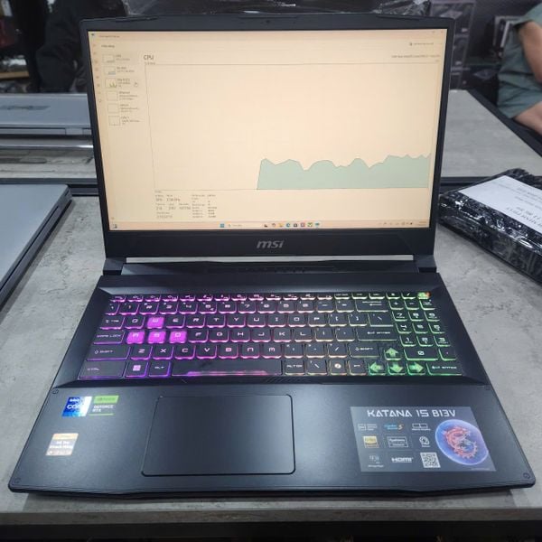LAPTOP GAMING MSI KATANA 15 B13VFK- 676VN CORE I7-13620H | RTX 4060 8GB | 16GB RAM | 1TB SSD | 15.6' FHD 144Hz | Win 11 2ND BH HÃNG T3/2027