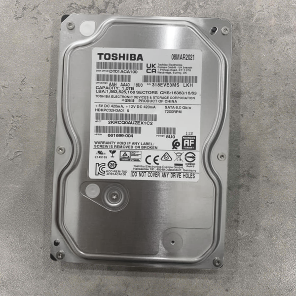 HDD 1TB TOSHIBA QSD BH 1 THÁNG