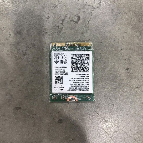 Card WIFI Intel® Wi-Fi 6E AX211 NGW (key E) - BÓC MÁY BH 1 THÁNG