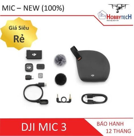  DJI Mic 3 - Chính Hãng DJI 