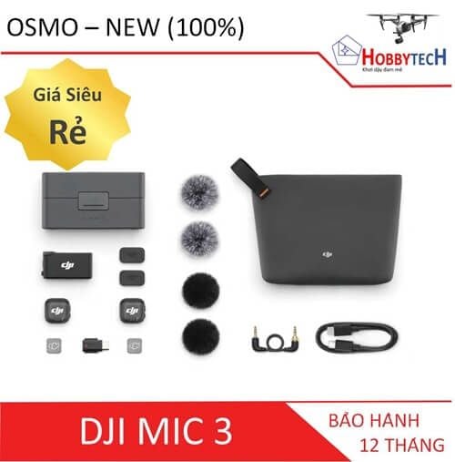 DJI Mic 3 - Chính Hãng DJI