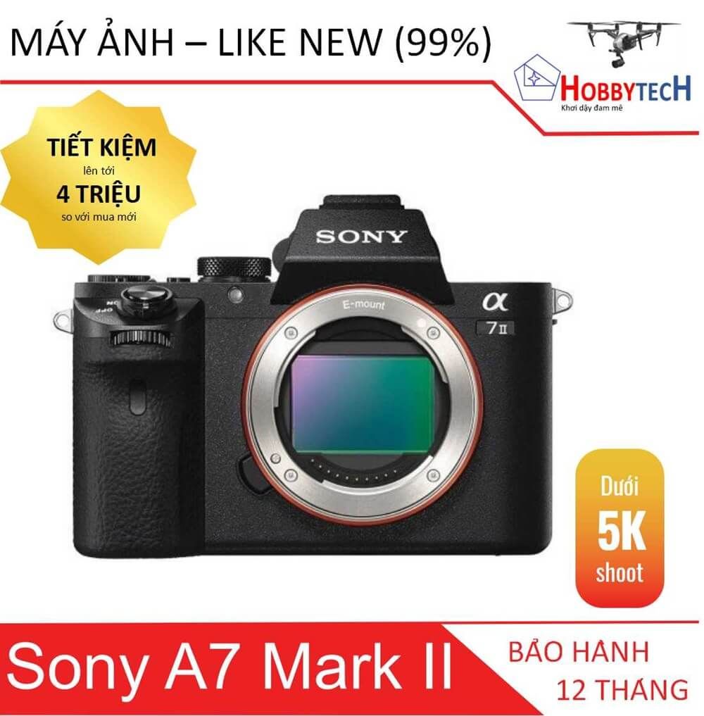 Sony A7 Mark II cũ ( like new ) - Sony A72 cũ - Chính hãng Sony