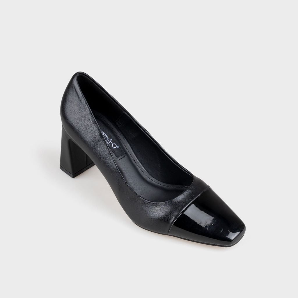 Giày Nữ Cao Gót Bít Mũi Vuông CHRISTINA-Q GBV150H