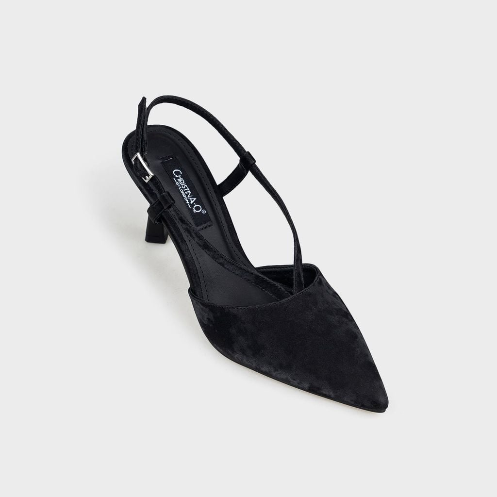 Giày Nữ Cao Gót Bít Mũi Nhọn CHRISTINA-Q GBN445I