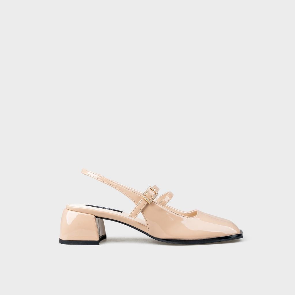 Giày nữ cao gót bít mũi vuông ChristinA-Q GBV158H