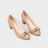 Giày Nữ Cao Gót Bít Mũi Tròn CHRISTINA-Q GBT086I