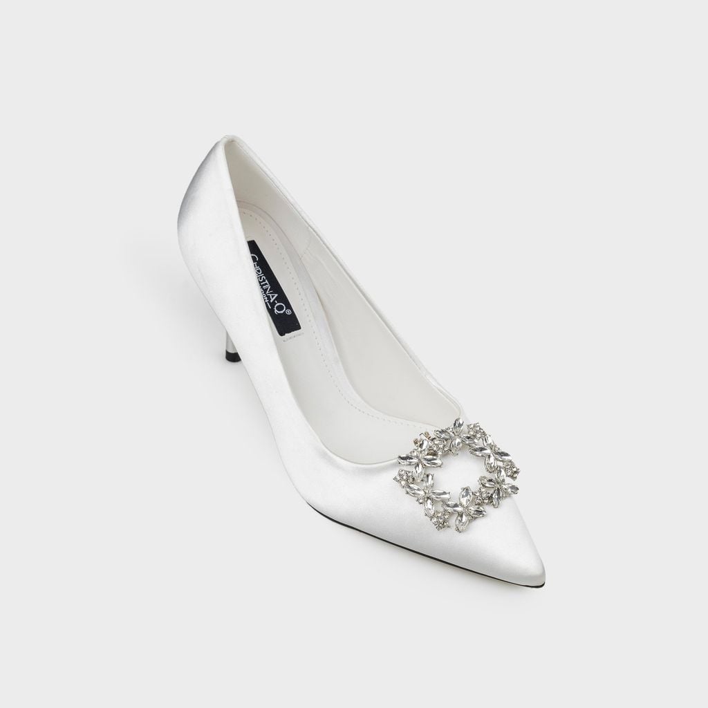 Giày Nữ Cao Gót Bít Mũi Nhọn CHRISTINA-Q GBN453H