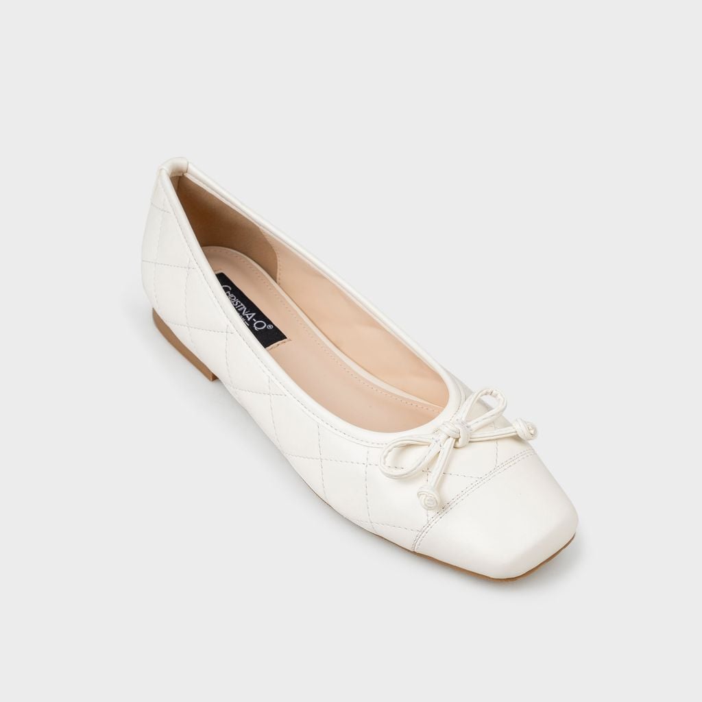 Giày Búp Bê Nữ Mũi Tròn CHRISTINA-Q GBB195H