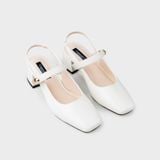 Giày nữ cao gót bít mũi vuông ChristinA-Q GBV159H