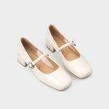 Giày Nữ Cao Gót Bít Mũi Vuông CHRISTINA-Q GBV169I