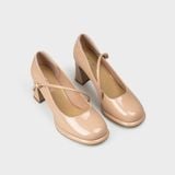 Giày Nữ Cao Gót Bít Mũi Vuông CHRISTINA-Q GBV170I