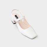 Giày nữ cao gót bít mũi vuông ChristinA-Q GBV159H