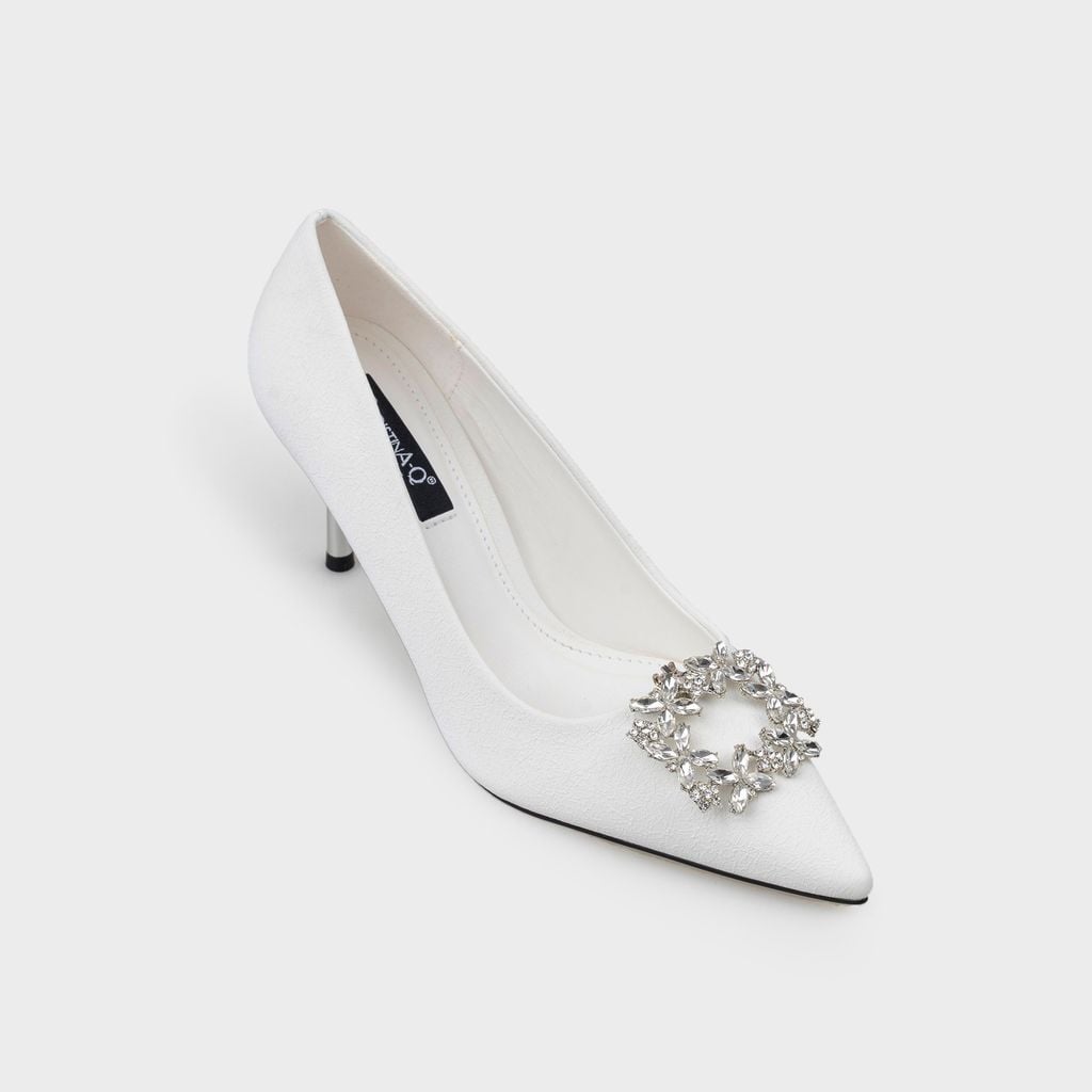 Giày Nữ Cao Gót Bít Mũi Nhọn CHRISTINA-Q GBN453H