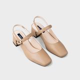 Giày nữ cao gót bít mũi vuông ChristinA-Q GBV159H