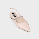 Giày Búp Bê Nữ Mũi Nhọn ChristinA-Q GBB207H