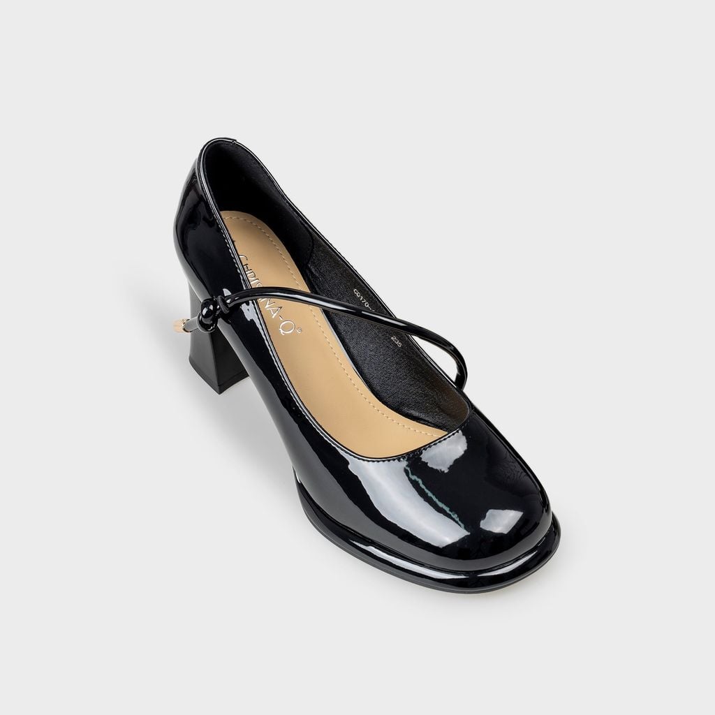 Giày Nữ Cao Gót Bít Mũi Vuông CHRISTINA-Q GBV170I