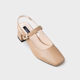 Giày nữ cao gót bít mũi vuông ChristinA-Q GBV159H