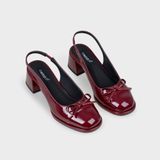 Giày Nữ Cao Gót Bít Mũi Vuông CHRISTINA-Q GBV176I