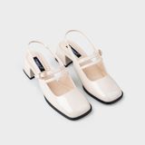 Giày nữ cao gót bít mũi vuông ChristinA-Q GBV158H